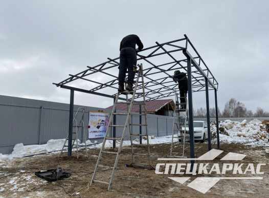 Навес для машины односкатного типа №47 - фото 1424